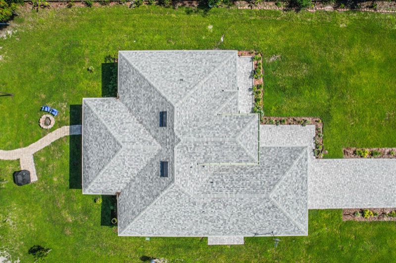 Vista cenital de drone
